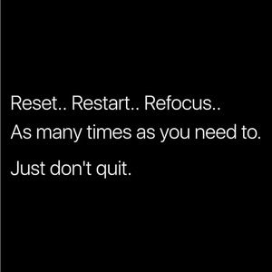 Take a moment and refresh, reconnect & restart! 💖